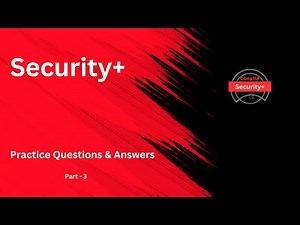 3. Security+ Practice Questions : Master the Security+ certification