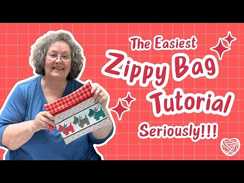 The Easiest Zipper Bag You'll Ever Make (Seriously!) | Lori Holt Zippy Bag TUTORIAL
