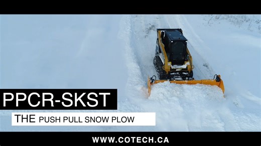 Talet Equipment | ❄️ Cotech PPCR-SKST — the ultimate snow-clearing solution for your skid steer! Shown here: the fixed model. Also available: PPCR-DP-SKST... | Instagram