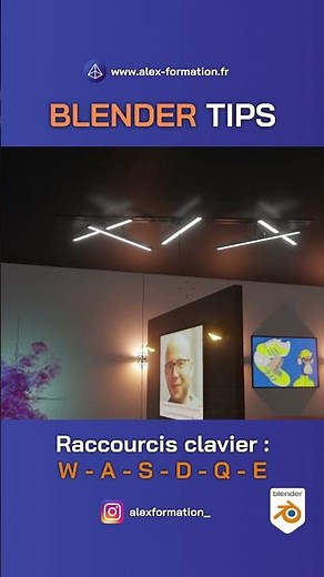 Comment placer facilement la caméra sur Blender ?