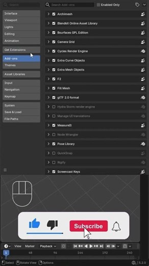 How to install addons in Blender