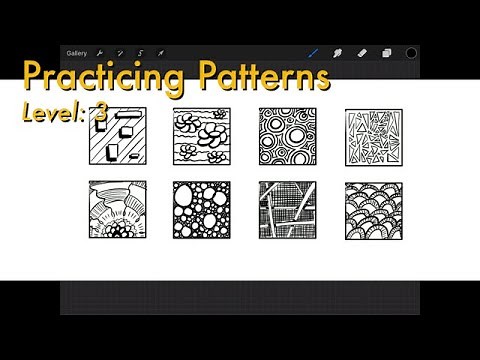 Practicing Organic Patterns - 3rd Grade Art Lesson #01