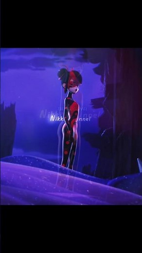 🫠One summer night, The fade one night ✨🖤 | Worry - Lonown Shadybug edit | #miraculousladybug