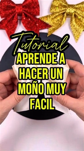 65K views · 408 reactions | Aprende a hacer un Moño muy facil de hacer. #moño #reelsvideoシ #diy #lazos #bows #usa #mexico | Detalles LuMora | Facebook