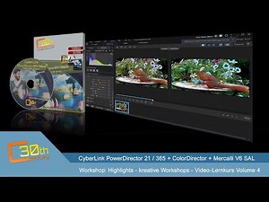 Highlights zum Video-Lernkurs Volume 4 für PowerDiretor 21/365 & Director Suite 365