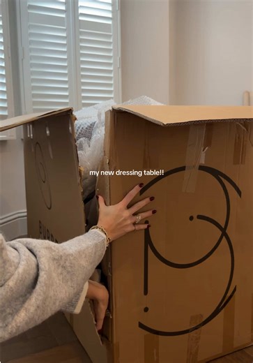Unboxing My New Dressing Table from Burbeck at Home
