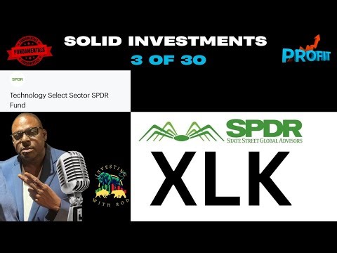 SPDR Technology Sector ETF #xlk | Technology Heavy Hitters In ONE Investment