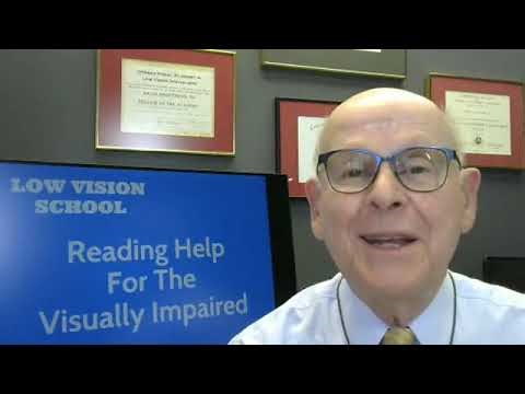 Low Vision School Help for Reading