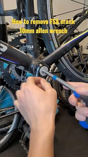 FSA crank removal #FSA #bike #parktool #shimano #pinoy #bike #calgary #cannondale