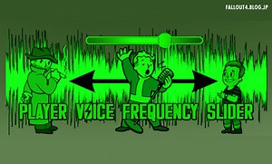 Player Voice Frequency Slider (PVoFS) : Fallout4⚡情報局