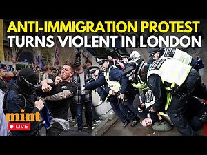 London Protest LIVE: Tommy Robison's Supporters Clash With Police | Anti-Immigration Protest | UK
