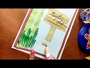 Notebook Front Page Design Tutorial | Step by Step