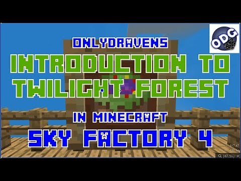 Minecraft - Sky Factory 4 - Introduction to the Twilight Forest - Advancements