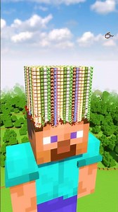 50000 MOB HEADS VERSUS STEVE #minecraft #teardown