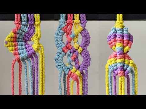 3 Beautiful & Useful Macrame Patterns 🪢 | Easy Step by Step Tutorial