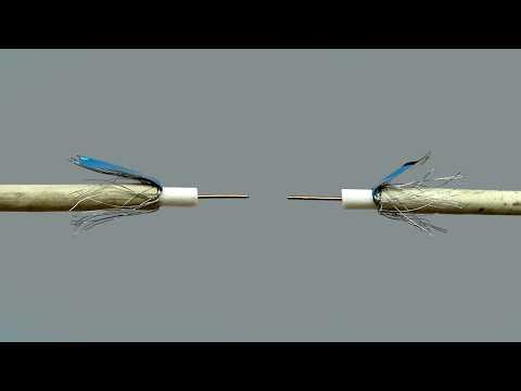 Very few people know how to connect a TV antenna cable correctly and securely