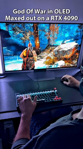 God Of War in OLED maxed out on a RTX 4090 | r6brock