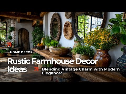 Vintage Meets Modern | How to Achieve Timeless Rustic Farmhouse Home Decor
