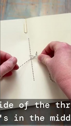 Easy notebook making - How to sew a simple journal