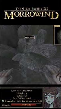 How to get the Amulet of Shadows (80% Chameleon) #Morrowind #elderscrolls #gaming