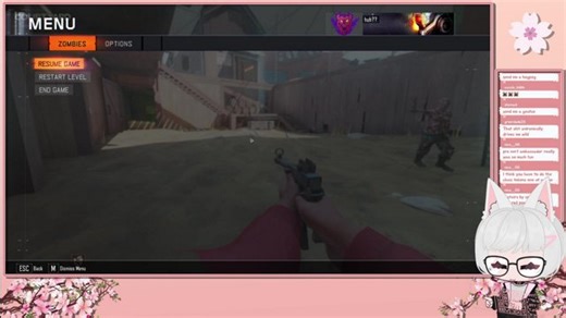 the feminine urge to eat hot chip, drink zero sugar sprite, and shoot zombies. Random BO3 mod maps maybe more minecraft later