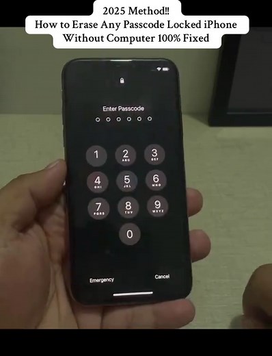 How to Erase iPhone Passcode Without Computer - 2025 Method