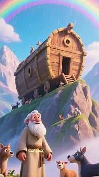 God’s Rainbow Promise|Noah and the Flood Bible Story for Kids Genesis 9:13 #bible #kids #biblestudy