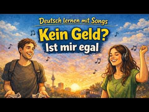 Kein Geld - ist mir egal - Deutsch lernen mit Songs Songs mit Lyrik und Untertitel