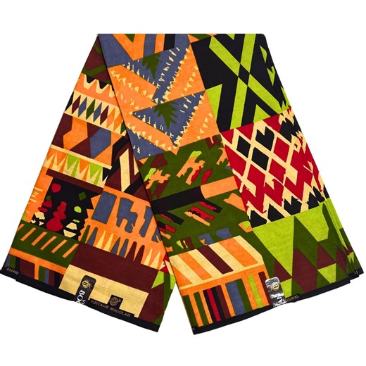 Ankara African Print Fabric 100 Percent Cotton Multicolour Soft Quality Fabric by the Yard - Etsy