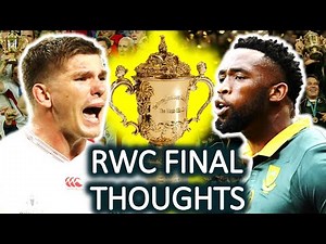SPRINGBOKS vs ENGLAND - Thoughts | Rugby World Cup 2019 | Final