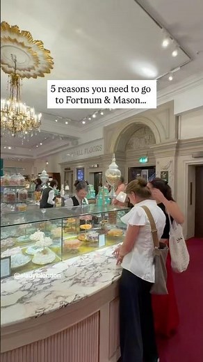 5 reasons you need to go to Fortnum & Mason (details in description) #london #londonshopping