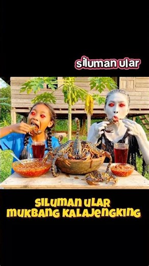 siluman ular mukbang kalajengking