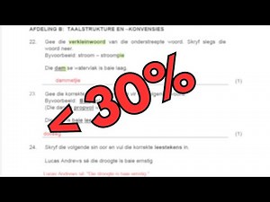 the most failed section in an Afrikaans FAL paper (Grade 6 & 7) & tips on where to find the answers