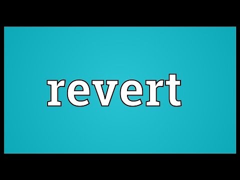 Revert Meaning