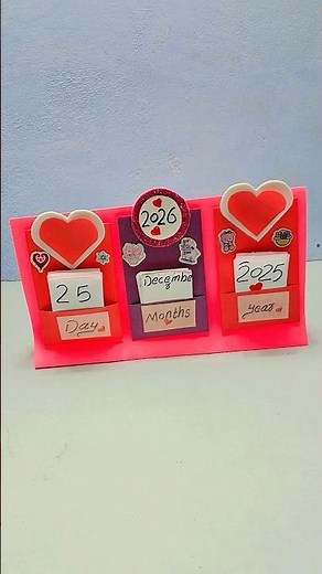 How to Make a 2026 Desk Calendar | Easy DIY Calendar Tutorial