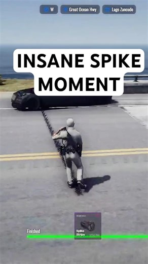 Spike Strips As a Cop in GTA 5 Roleplay