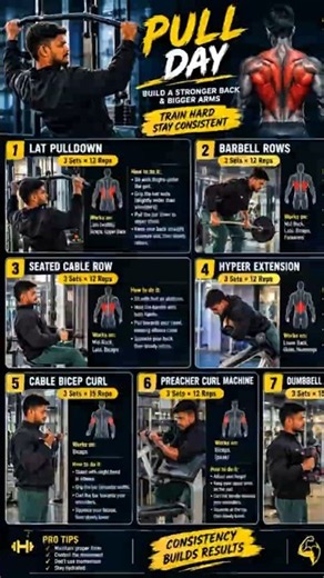 Best pull Day workouts #latworkout #biceps #pullday #shorts #ytshorts #gym #viral #varanasi #gym