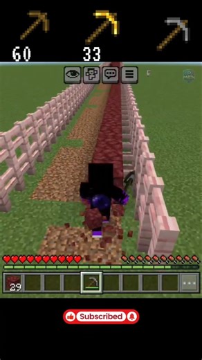 Which Pickaxe Breaks Dirt Fastest? 😳 Minecraft Test#shortvideo #viral