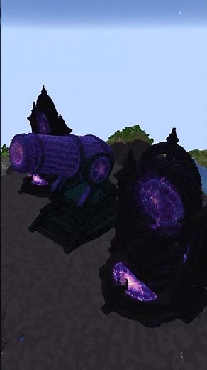 Giant Star Cannon | Minecraft Build Timelapse #minecraft #minecraftbuilds #minecraftbuilding