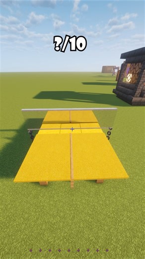 Amul Sahil Kujur on Instagram: "Build a Ping Pong Table in 60 Seconds! 🤯 #MinecraftBuild he perfect detail for your Minecraft game room! 🤩 Save this Reel for when you need a fun, easy build. What other mini-games should I build next?"