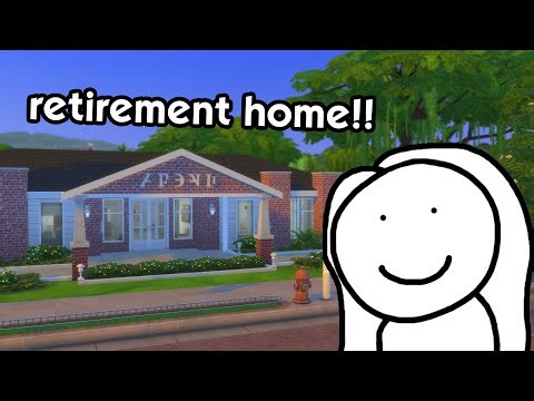 building a *functional* retirement home in the sims!