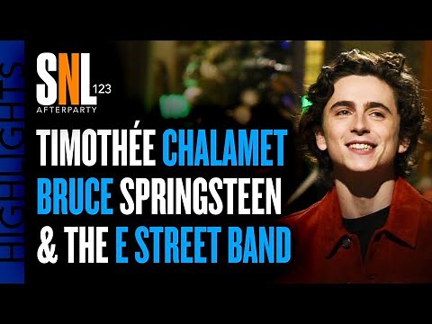 Timothée Chalamet / Bruce Springsteen & the E Street Band | Saturday Night Live Podcast Highlights