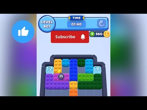 COLOR BLOCK JAM | LEVEL 407 Solution Walkthrough