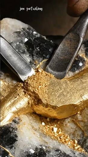 OMG! Founding Gold Quartz ⛏️ #goldmining #goldrush #quartz