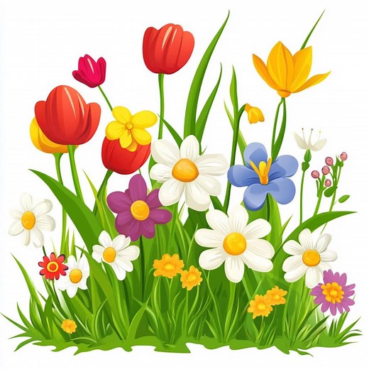 Spring Floral Clipart Bundle: 22 Vibrant PNG Images (digital Download) - Etsy