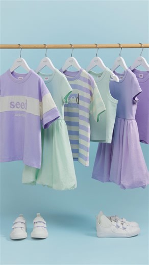 7.2K views · 33 reactions | The bestselling logo styles have landed in a playful pastel palette. Shop new wardrobe essentials, with 25% off online and in store tomorrow. | seed | Facebook