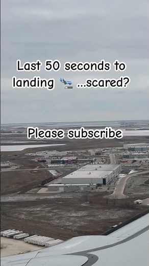 An aeroplane landing depends on a pilot expertise #aeroplane #travel #bumpylanding #winnipeg #canada