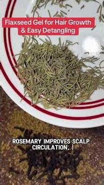 This natural flaxseed gel combo boosts hair growth,... #Shorts #naturalrecipes9