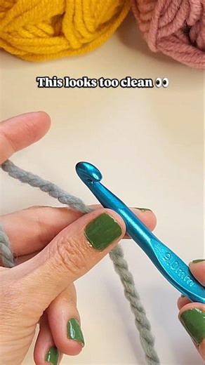 So Clean 👀 Crochet I-Cord Tutorial (Easy Cord)