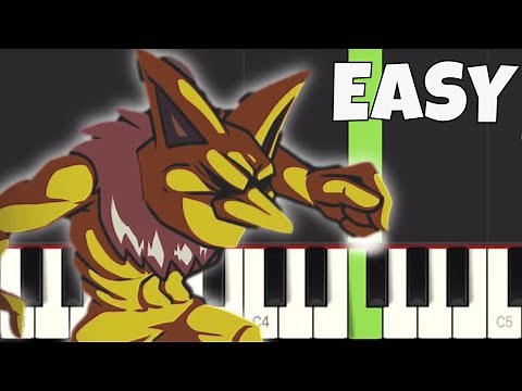 Left Unchecked - EASY Piano Tutorial - FNF Hypno's Lullaby